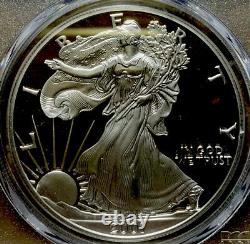 2001 W Silver Eagle Proof Mercanti Pop 16 Pr70 Rare Variety # Nea