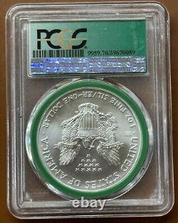2002 American Silver Eagle 1 Oz Coin PCGS MS70 MS 70 Direct From Mint Sealed Box