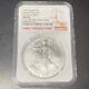 2002 American Silver Eagle Early Production Struck in 2001 NGC MS69 From US Mint