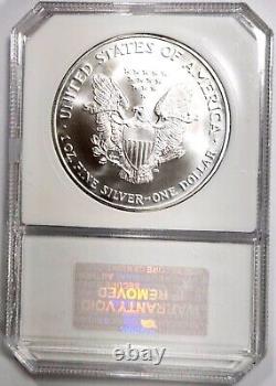 2002 American Silver Eagle Gem BU ++++ Hour Glass Unique Toned Rainbow