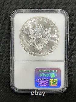 2002 American Silver Eagle NGC MS70