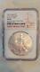 2002 Ngc Ms69 Early Production Silver Eagle Struck 2001 From Us Mint Sealed Box