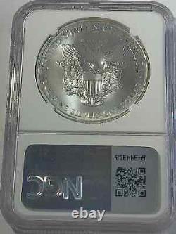 2002 Ngc Ms69 Early Production Silver Eagle Struck 2001 From Us Mint Sealed Box