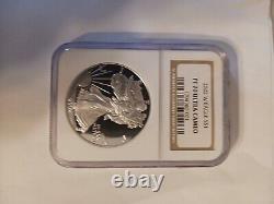 2002 W SILVER EAGLE NGC-CERTIFIED Pf 70 ULTRA CAMEO