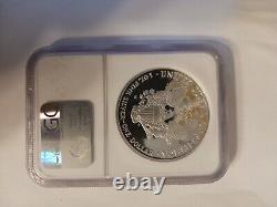 2002 W SILVER EAGLE NGC-CERTIFIED Pf 70 ULTRA CAMEO