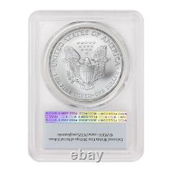 2003 $1 American Silver Eagle Dollar PCGS MS70 First Strike coin Flag Label