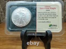 2003 American Silver Eagle in Littleton Coin Company Display