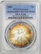2005 1oz Silver American Eagle UNC Detail Questionable Color PCGS 56949952