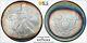 2005 MS69 American Silver Eagle Rainbow Toned PCGS Trueview