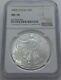 2005 Ngc Ms70 $1 Silver American Eagle Dollar 1 Oz. 999 Fine Bullion White Label