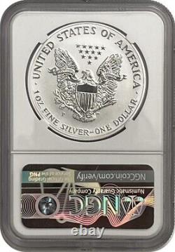 2006 20th American Silver Eagle Reverse Proof one Dollar Coin NGC PF70