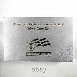 2006 American Eagle 20th Anniversary 3 Piece Set COA SKUCPC4750