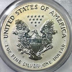2006-W American Silver Eagle 1oz. 999 20th Anniversary $1 PCGS MS69 REV PR