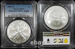 2006 W Burnished SP70 Silver Eagle PCGS Blue Label MS BU