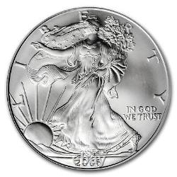 2006-W Burnished Silver American Eagle MS-70 NGC SKU #23326