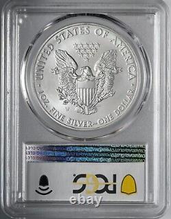2008 W $1 Burnished Silver Eagle (american Silver Eagle/ase) Pcgs Sp70 #44616070