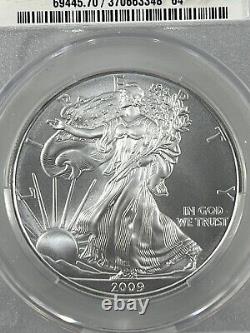 2009 $1 1oz Silver Eagle CAC MS70 Michael Garofalo Signed