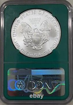 2009 American Silver Eagle From U. S. Mint Box Ngc Ms70 Early Production Rare