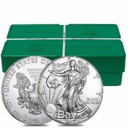 2009 Sealed Monster Box of 500 Pure Silver 1oz American Eagle Coins BU