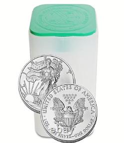 2010 US Mint Tube American Silver Eagles-20 Coins Original Unsearched Untouched