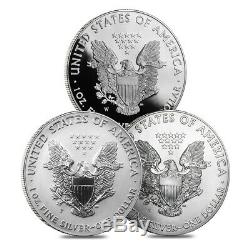 2011 1 oz Silver American Eagle 25th Anniversary 5-Coin Set (withBox & COA)