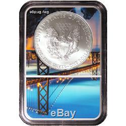 2011-2017 (S) $1 American Silver Eagle 6pc. Set NGC MS69 San Francisco Core