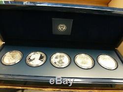2011 - 25th Anniversary 5-Coin AMERICAN SILVER EAGLE Set with COA & OGP
