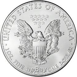 2011 American Silver Eagle (1 oz) $1 1 Roll Twenty 20 BU Coins in Mint Tube