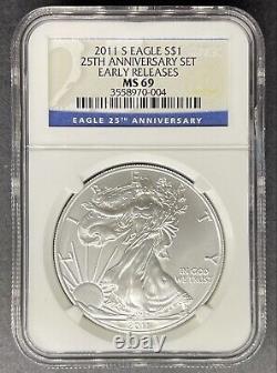2011-S American Silver Eagle NGC MS-69, Buy 3 Items, Get $5 Off