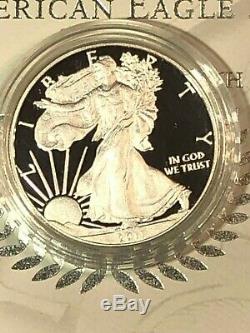 2011 S Silver American Eagle 25th Anniversary Silver Coin Set (Original Owner)