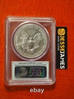2011 S Silver Eagle Pcgs Ms70 Flag First Strike From The 25th Anniversary Set