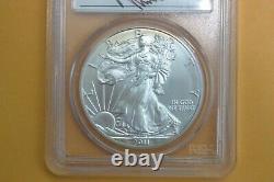 2011-(S) Silver Eagle Struck at San Francisco PCGS MS70 John Mercanti Spotted