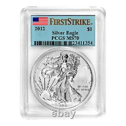 2012 $1 American Silver Eagle MS70 PCGS First Strike