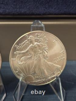 2012 American Silver Eagle (Five) 1 Troy Ounce. 999 Fine Silver Bullion