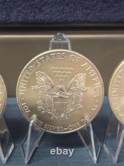 2012 American Silver Eagle (Five) 1 Troy Ounce. 999 Fine Silver Bullion