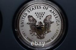 2012 American Silver Eagle San Francisco Proof 2 Coin Set With Box & Coa