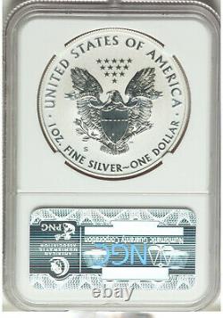 2012-S $1 Reverse Proof Silver Eagle San Francisco Set 1 of 2 NGC PF70