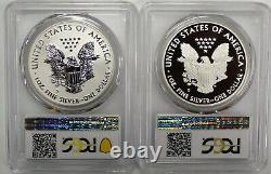 2012 S $1 Silver Eagle 75th Anniversary San Francisco Mint Set PCGS PR70