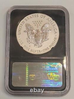 2012 S Reverse Proof Silver Eagle Ngc Pf70 From The San Francisco Set Black Core
