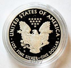 2012-s S$1 Silver Eagle Proof & Reverse Proof Coins Brilliant Uncirculated Ogp