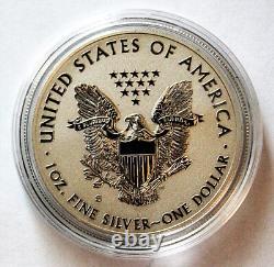 2012-s S$1 Silver Eagle Proof & Reverse Proof Coins Brilliant Uncirculated Ogp