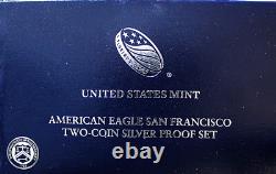2012-s S$1 Silver Eagle Proof & Reverse Proof Coins Brilliant Uncirculated Ogp