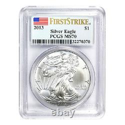 2013 $1 American Silver Eagle MS70 PCGS First Strike