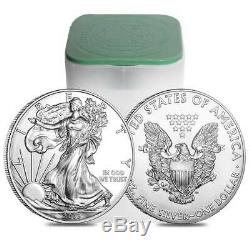 2013 American Silver Eagle Roll 20 Troy Ounces. 999 Pure Choice BU
