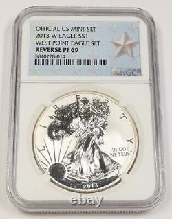 2013 W NGC REVERSE PF69 Silver American Eagle 1 oz SAE $1 US Coin #41741A