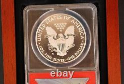 2013 W Silver Eagle EU70 Enhanced Uncirculated in Wood Presentation Box -Gift