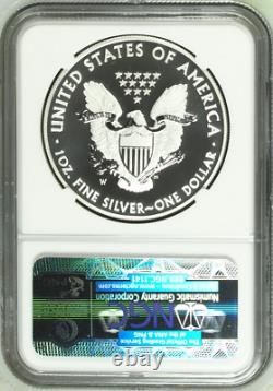 2013-w S$1 American Eagle 1oz Ngc Sp70eh Enhanced Finish Fr Top Pop High Grade