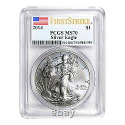 2014 $1 American Silver Eagle MS70 PCGS First Strike