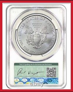 2014 1 oz Silver Eagle CAC MS 70 Paul Nugget Signed PRE SALE FINAL DAY AVAILABLE