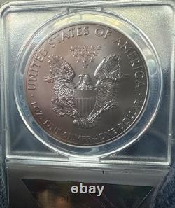 2015 American Eagle Silver $1 ANACS-MS70 30th Year Of Issue First Day Of Issue